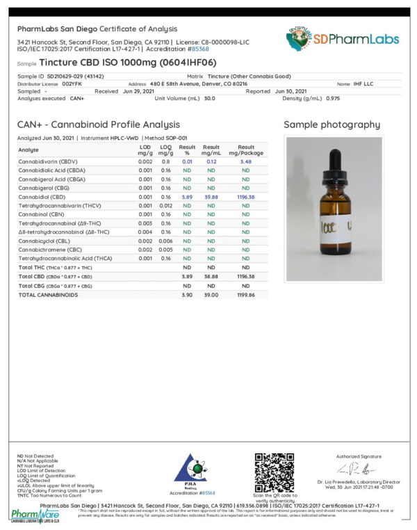 Ketum 15ml Pure CBD Oil Tincture